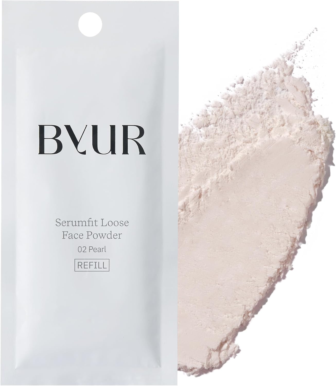 ByUR By Your Face Powder Loose Moist Moisturizing Collapse Prevention Pore Cover Korea Popular Serum Fit [Official Genuine Product] (Silky Semi-Matte [Loose Powder 01 Clear])