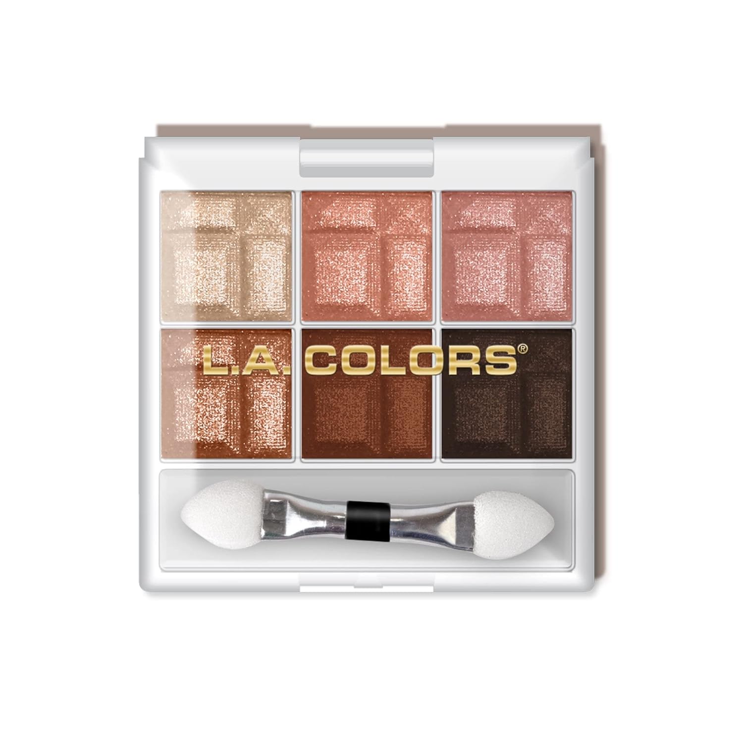 L.A. COLORS Sombra de ojos de 6 colores, Terroso CES461