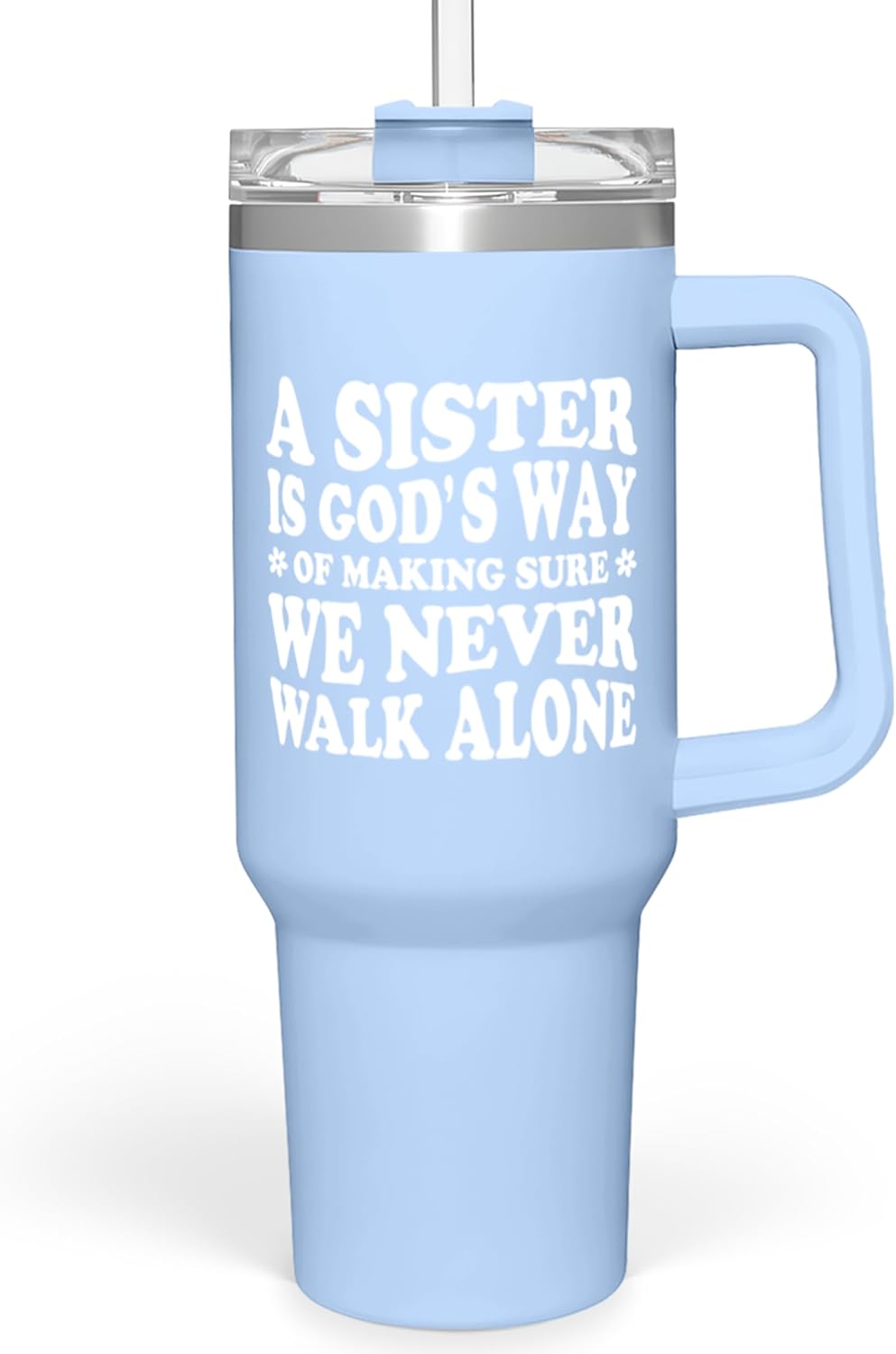 Regalos de enfermera para mujeres, vaso de enfermera con asa, taza de café de acero inoxidable de 40 onzas con tapa con pajilla, regalo de enfermería para enfermeras, regalo de agradecimiento para