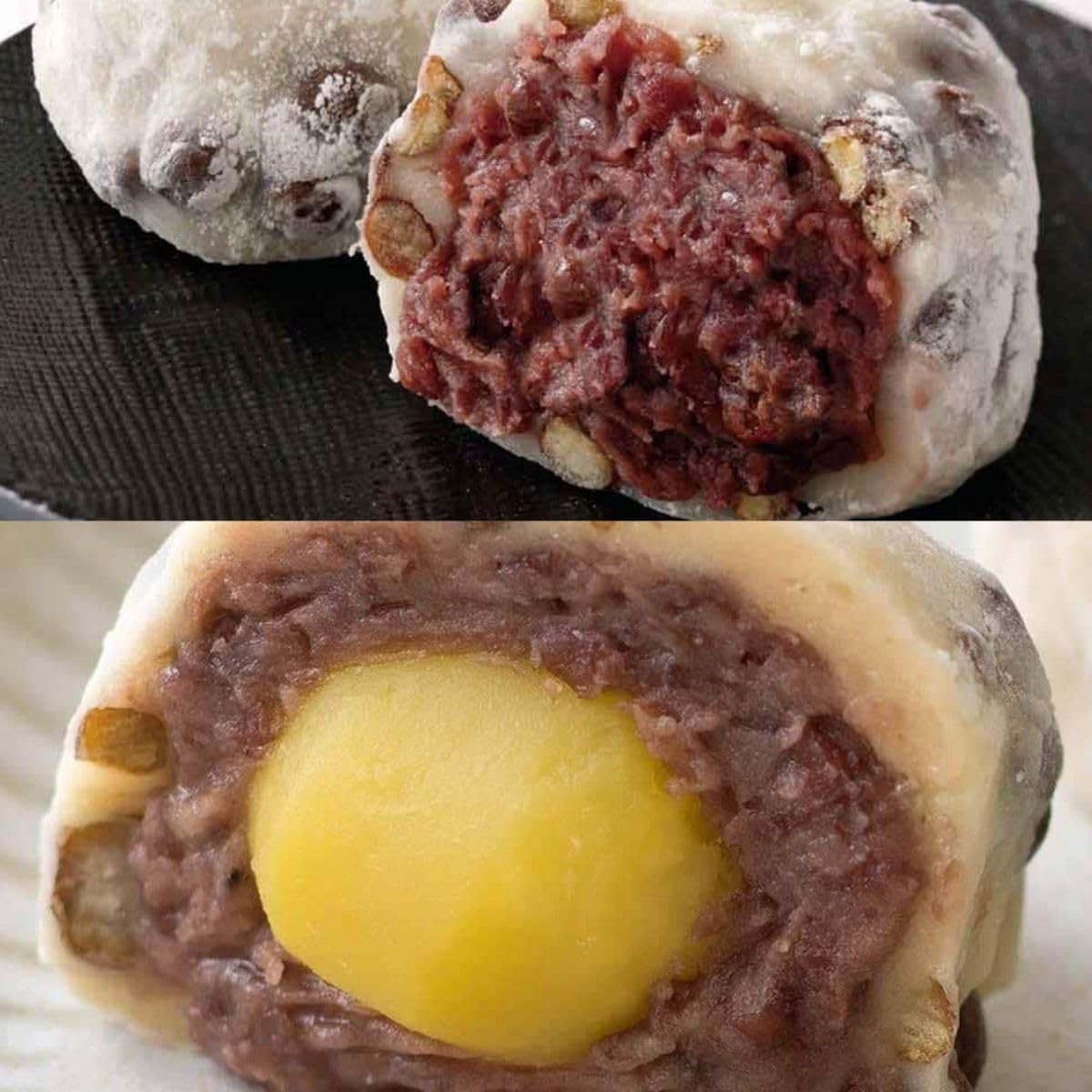 As seen on TV. Kamejirushi Official Goororori Bean Daifuku, Low Sweetness, Low Profile Beans, 6 Pieces, Frozen, Daifuku Satisfaction, Chewy Texture, Hokkaido Red Endo Beans, Individually Packaged, Gift, Present