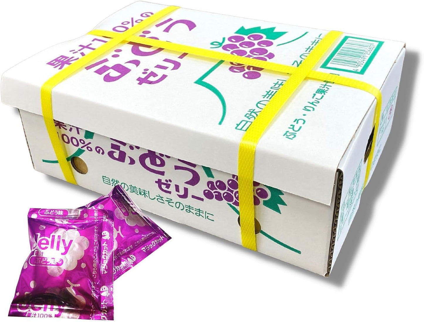 AS Foods Juice Jelly Box [【 Shine Muscat × 1 box / 20 pieces 】 as a snack ♪ Everyone in the family can eat OK ☆ [K-Bright Appreciation Card] (Shine Muscat)]