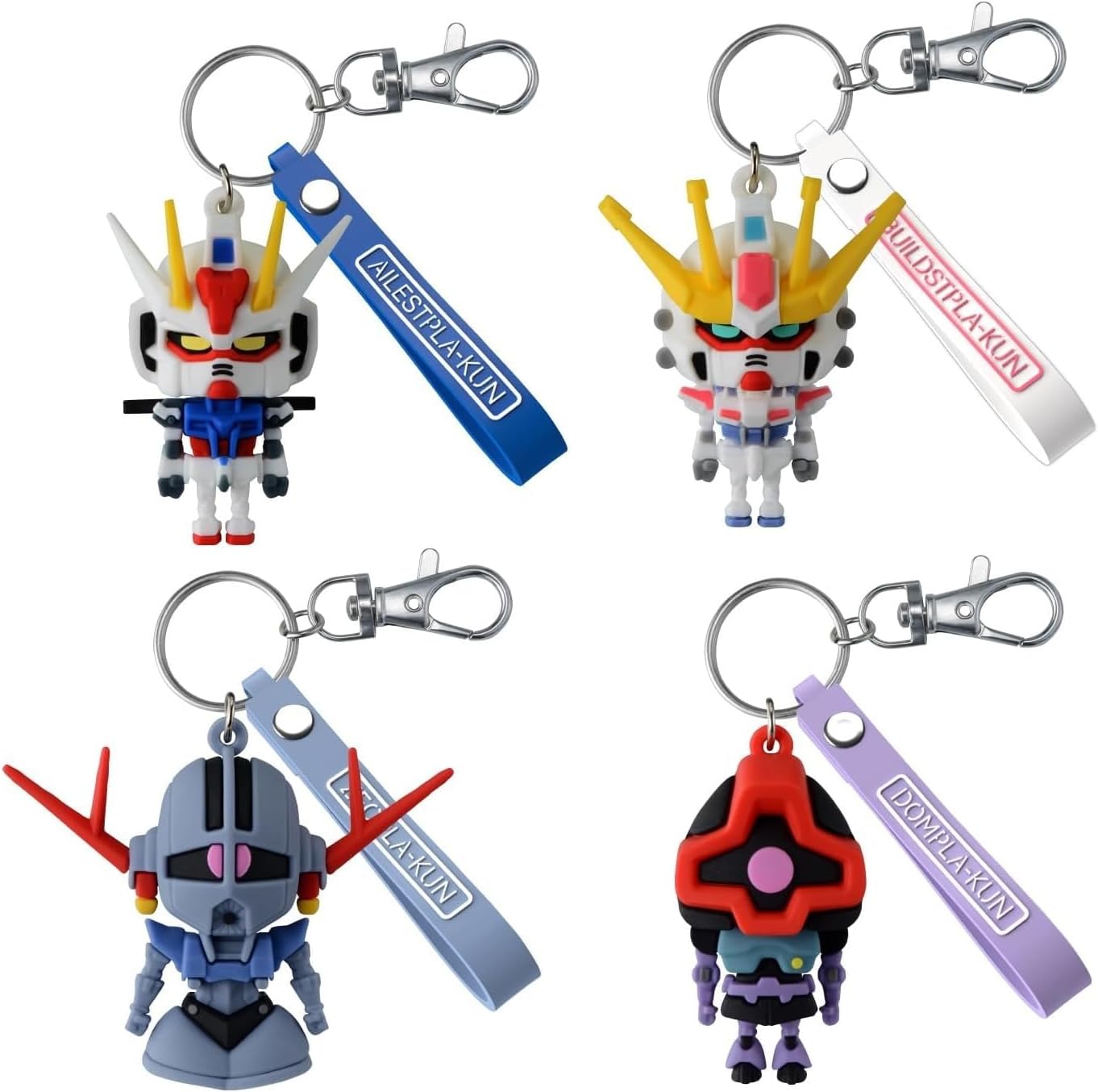 Bandai Spirits Gunpla-kun 3D Rubber Mascot Keychain