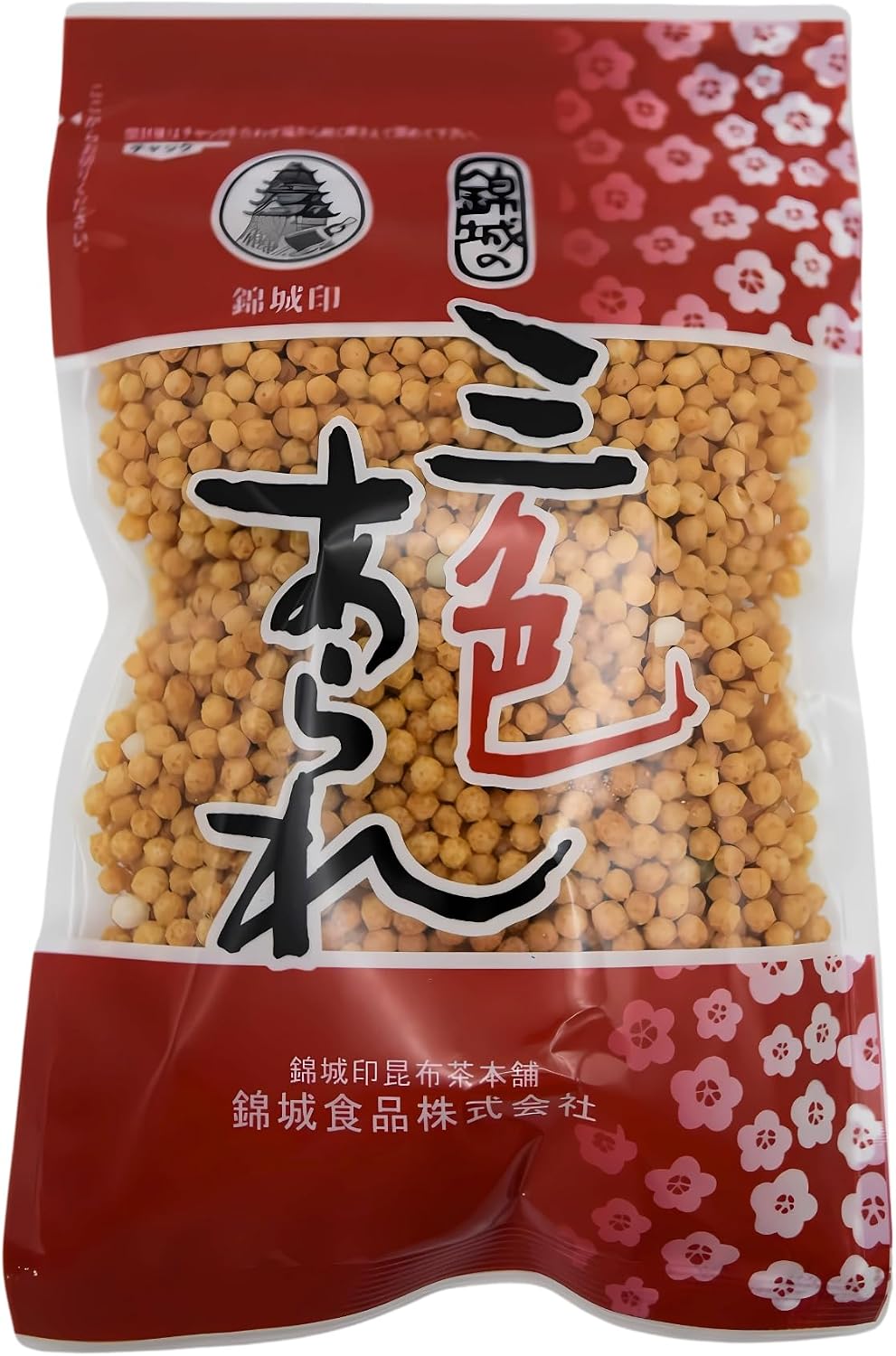 Kinjosein Tri-Color Arare, Made with Glutinous Rice, 2.1 oz (60 g)