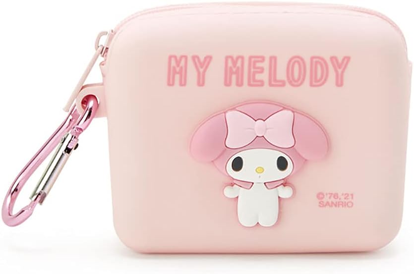 Sanrio Silicone Hello Kitty Mini Pouch, Accessory Case, Cosmetic Pouch, Coin Purse 357588