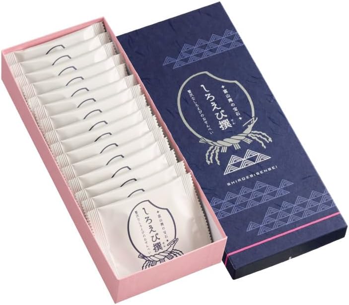 Sasaraya Shiro-ibisen Premium Toyama Bay Jewelry, Elegant Scent, Crisp Texture, Rice Confectionery, New Year's Eve, Celebration, Gift, Present, Gift (15 Pieces)