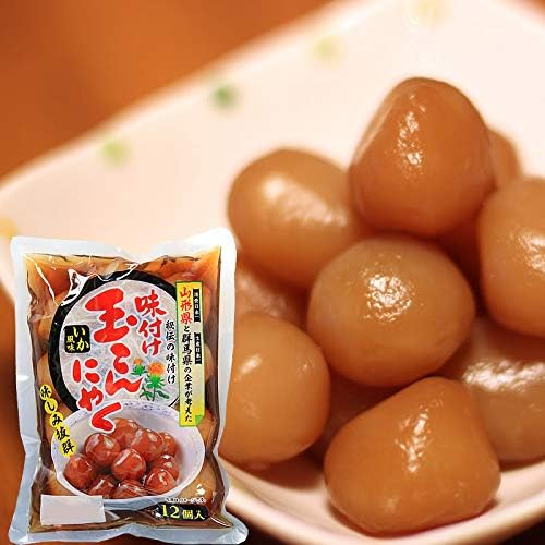 Seasoned Konjac Jelly 24 pieces (12 pieces x 2 packs) Yamagata NP [Konjac Jelly 12 pieces x 2 packs Kamnet BM] Immediate Dispatch
