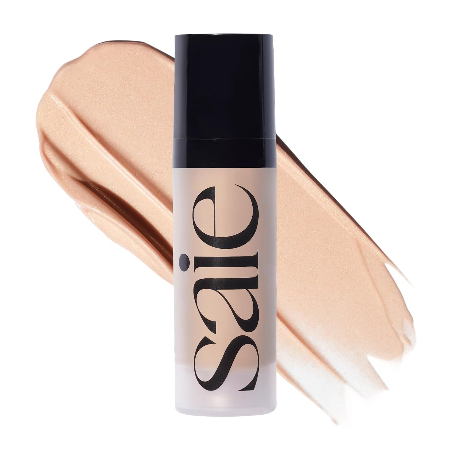 Saie Glowy Super Gel - Prebase de Maquillaje Hidratante y Suero Iluminador Enriquecido con Vitamina C y Aceite de Escualano - Iluminador Líquido para Todo el Rostro para una Piel de Vidrio Instantánea