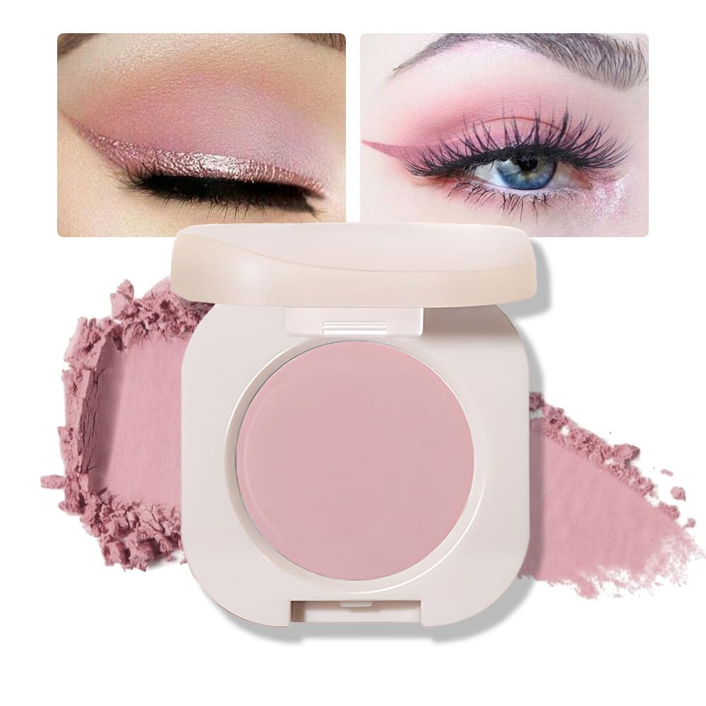 FeiCuiYun Paleta de sombras de ojos con brillo, purpurina y destello para mujeres mayores, blanco perla plateado con brillo, purpurina y efecto metálico holográfico, crema iridescente, sombra de ojos