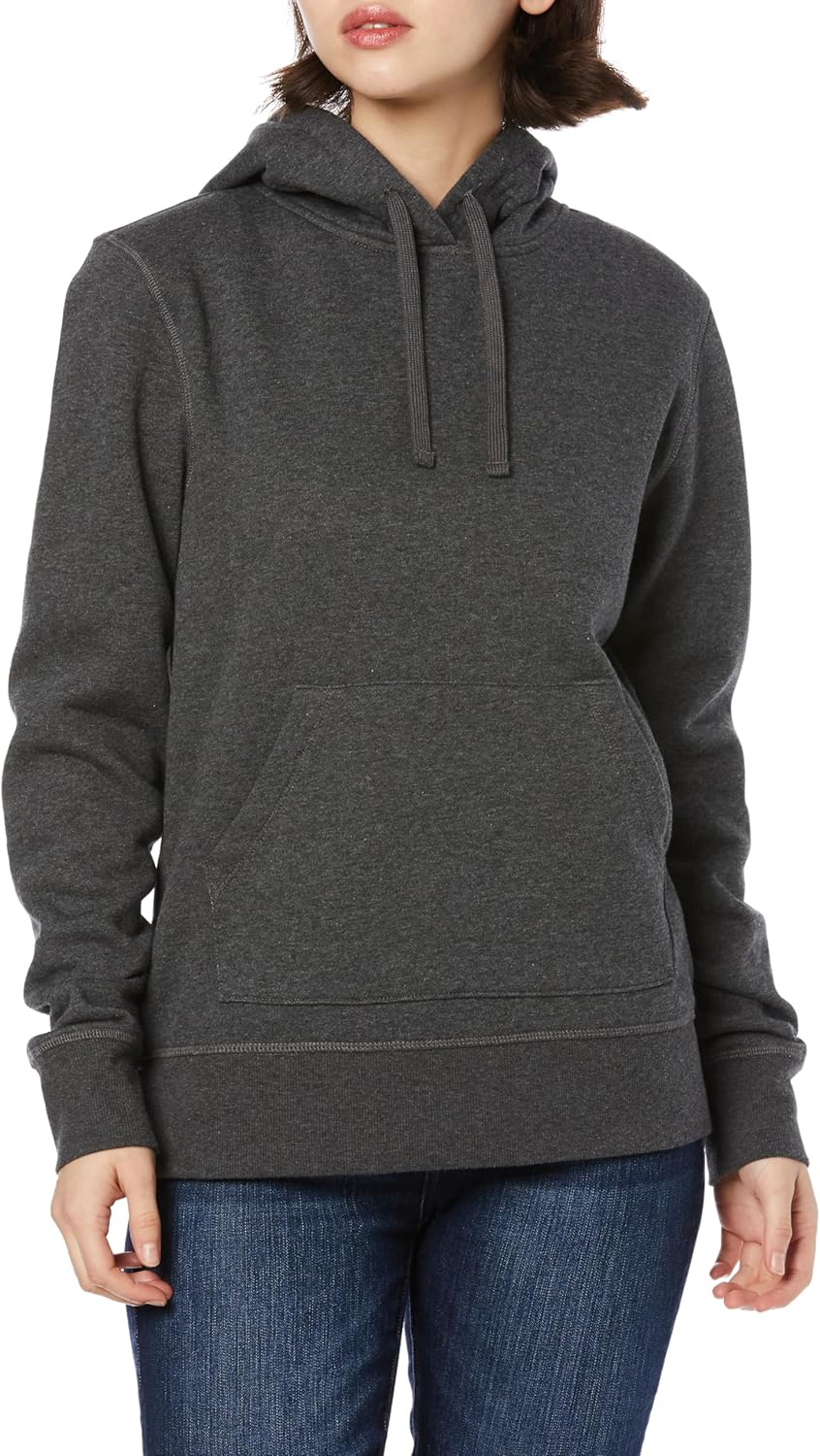 Essentials Sudadera con capucha, de vellón, para mujer