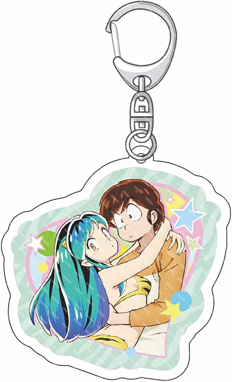 Urusei Yatsura Keychain Ataru Moroboshi Lamb Character Moe Anime Cute Unofficial Goods Key Chain Key Ring Bag Car Key Wallet Birthday Present Gift