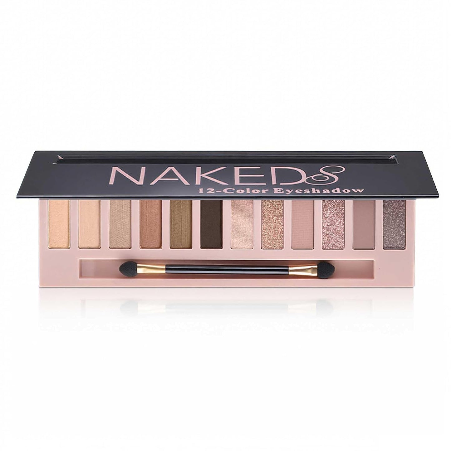 BestLand 2 Pack 12 Colors Makeup Nude Colors Eyeshadow Palette Natural Nude Matte Shimmer Glitter Pigment Eye Shadow Pallete Set Waterproof Smokey Professional Beauty Makeup Kit (2 PCS)