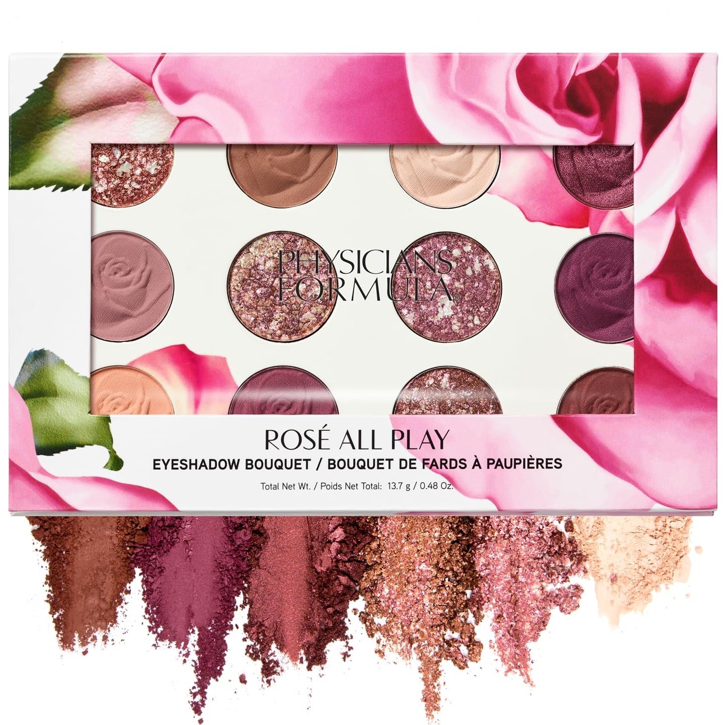 Paleta de sombras de ojos de Physicians Formula Matte Monoi Butter Sombra de ojos natural mate tonos nude sonrojados, para piel sensible, hipoalergénica, nutritiva e hidratante, suave, uso todo el día