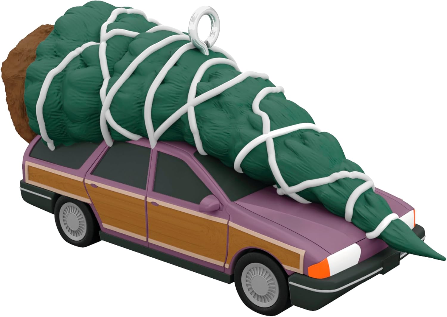 Hallmark Keepsake National Lampoon's Christmas Vacation Mini Adorno de Navidad (Sledding Clark Griswold) Adorno pequeño de 1.25 pulgadas para árbol de mesa