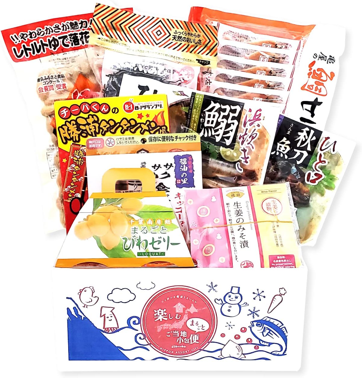 Onakamen Ordered Gourmet Supply Set, Nagano Souvenir, Local Gourmet Gift, Local Parcel, Nagano Prefecture (S Size) Gourmet Umaimon Market