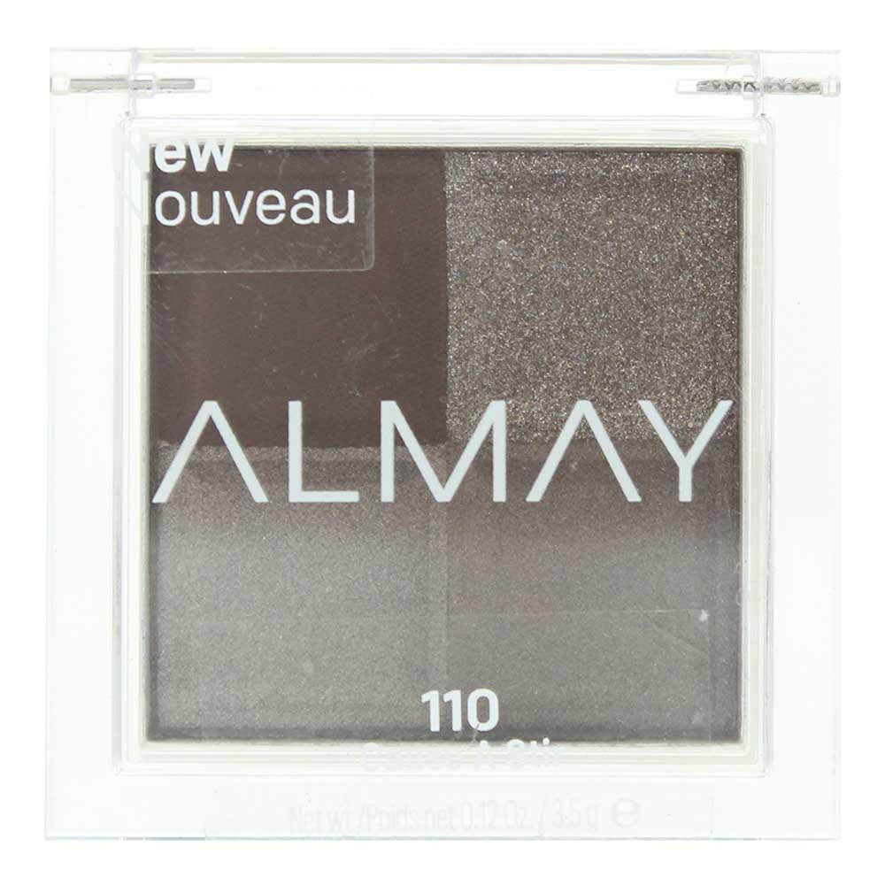 Almay - Paleta de sombra de ojos, maquillaje de ojos de larga duración, sombra de ojos de un solo tono en acabado mate, metálico, satinado y brillante, hipoalergénica, 130 El mundo es mi ostra, 0.1 Oz