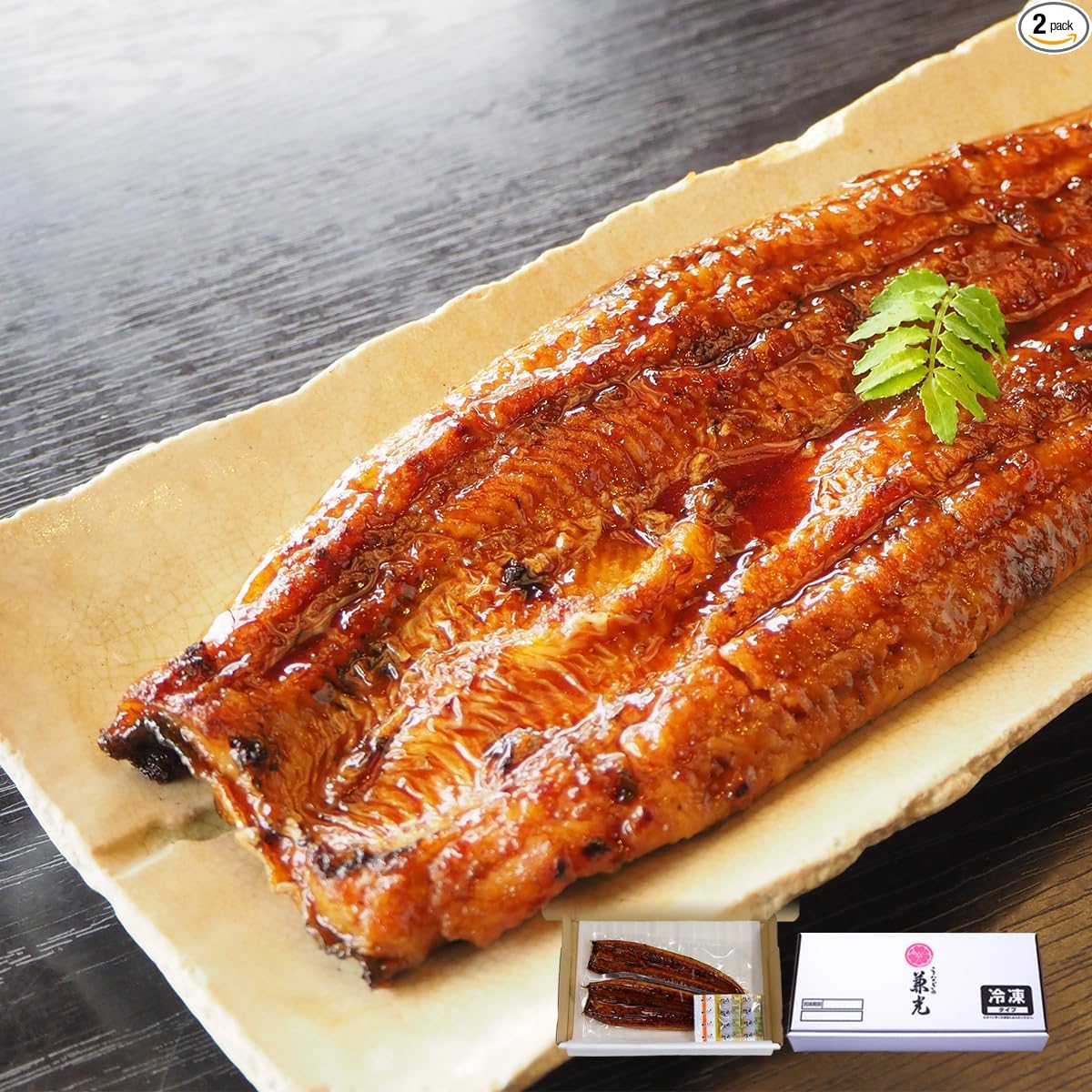 Unagi no Kanemitsu Domestic, Aichi Prefecture Eel, Headless, Kabayaki, Extra Large, Size 175g or more, 1kg (5 to 6 eels), Comes with sauce and sansho pepper | Gas Grilled Sauce with 15 Bags of Japanese Pepper, Bulk Buy, Large Capacity, Gourmet