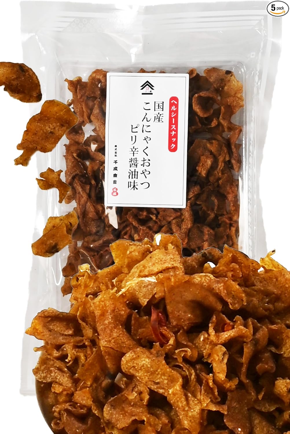 Official Tsumamikura Domestic Konjac Snack Sweet Soy Sauce Flavor 90g x 5 [Japanese Konjac Jerky (Preservative-Free)] Alcoholic Snack Delicacy (For those looking for a healthy, non-fattening snack