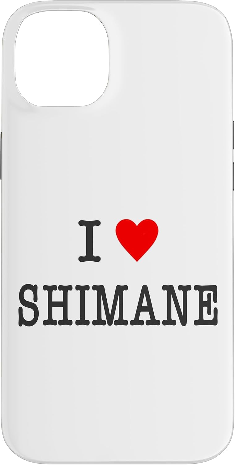 アイラブ・SHIMANE 島根（I Love ハート）【47都道府県】JIMO-T ジモティ お土産 プレゼント 面白 スマホケース iPhone 15 Plus 用
