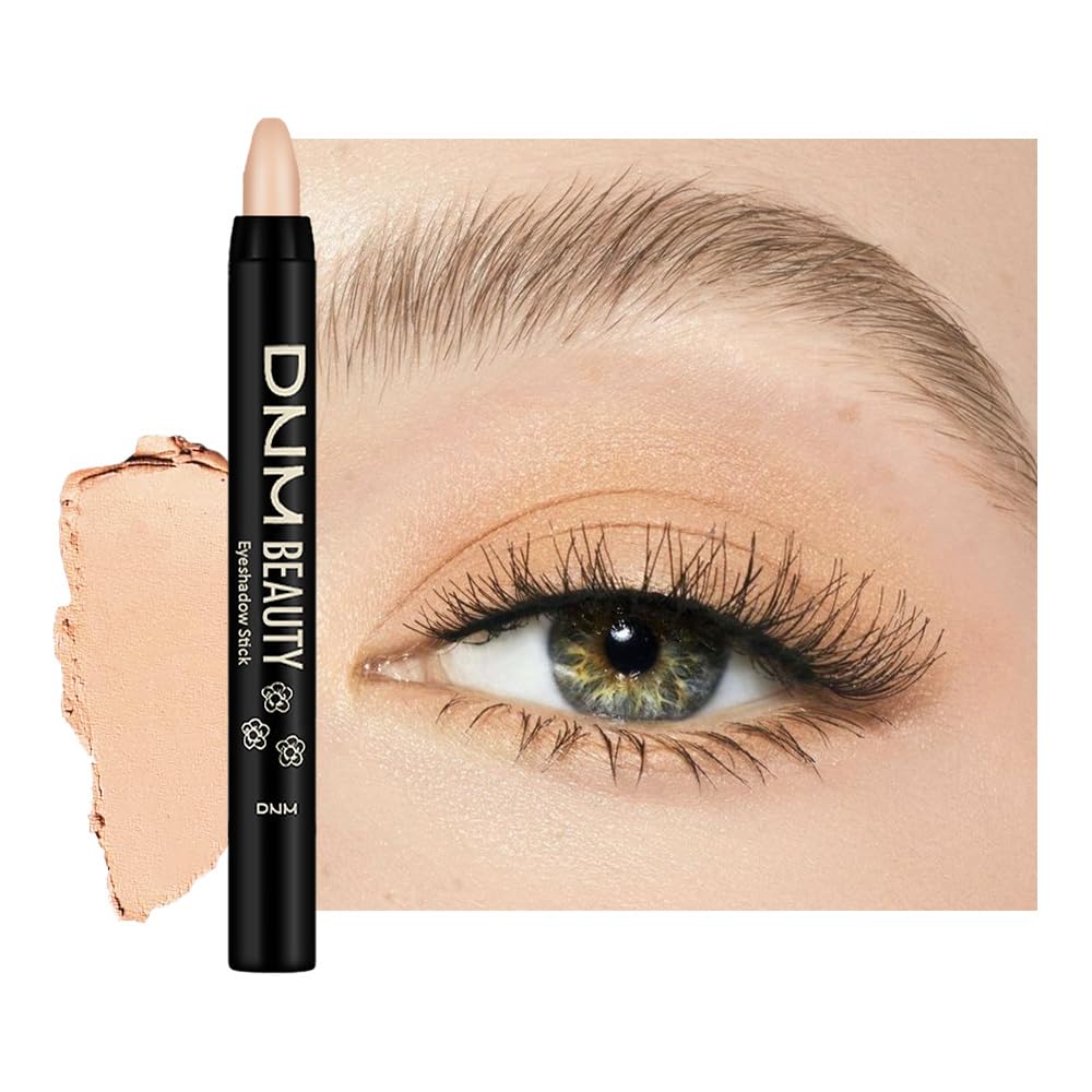Juego de 8 piezas de barras iluminadoras de sombra de ojos en crema, champán perla gris topo bronce cacao piedra masilla amatista ahumada con brillo mate, lápiz delineador de ojos, barra aplicadora