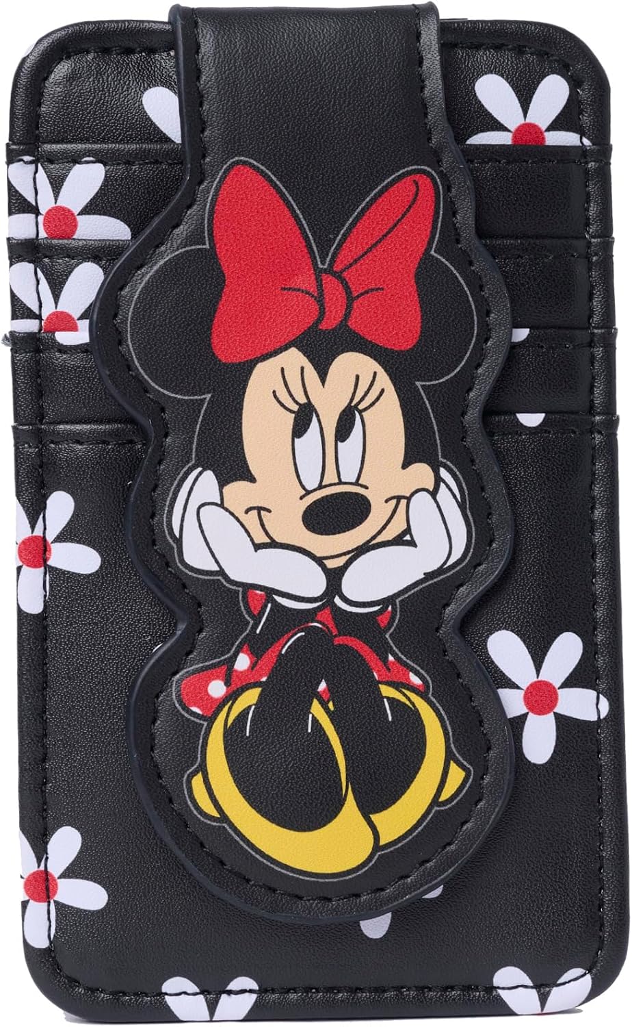 Disney Tarjetero para mujer, delgada, compacta, cartera, crédito, pequeño viaje a presión, Tigger Naranja, Tarjetero