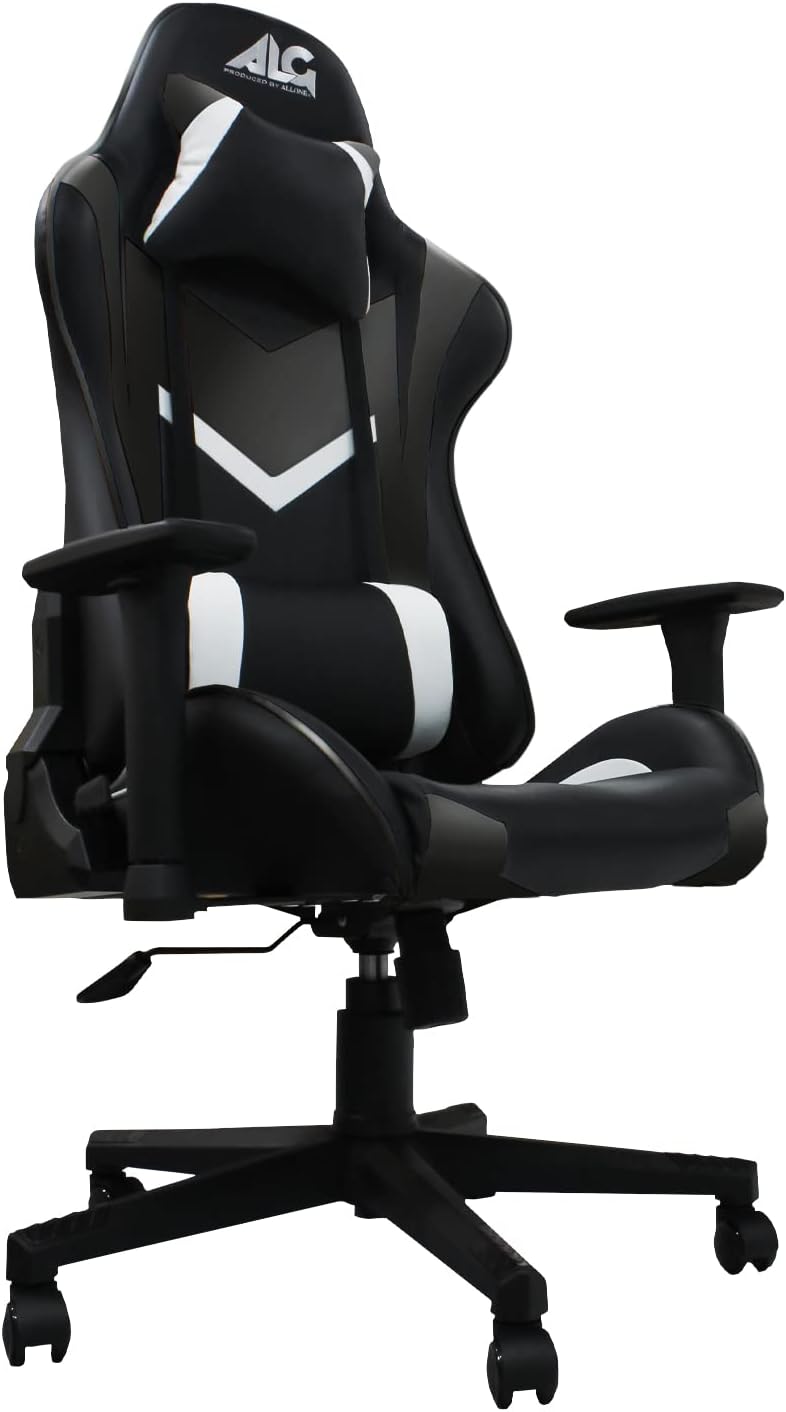 Allone Gaming Chair Sanrio Characters Kuromi 26.4×26.4×48.8 inches, Purple, e-sports, Infinite Reclining Function, Adjustable Height, Removable Headband, Lumbar Support, and Headrest, Cute, ALG-GMCKU