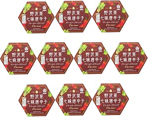 Nozawana Shichimi Chili Pepper Cream Cheese Dip, 3.9 oz (110 g), Yawataya Shogoro, Shinshu Nagano Zenkoji Bread Companion, Secret Kenmin Show, Marutaka (1 Piece)