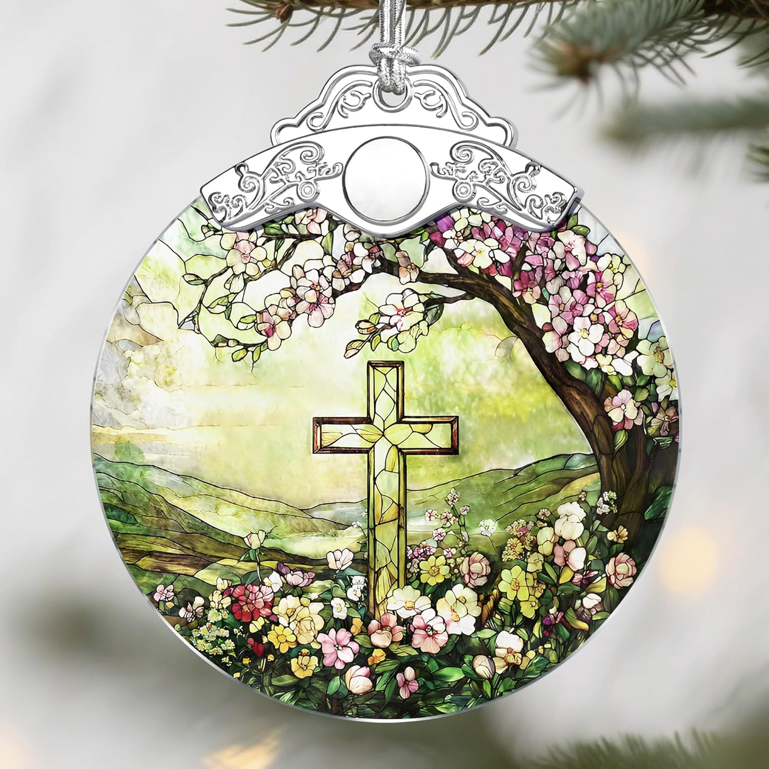 Adornos de Navidad de paisaje de montaña: adornos para árbol de Navidad, decoración navideña para alpinista, relleno de calcetines, ideas de regalo, regalos de Navidad y regalos para amantes de la