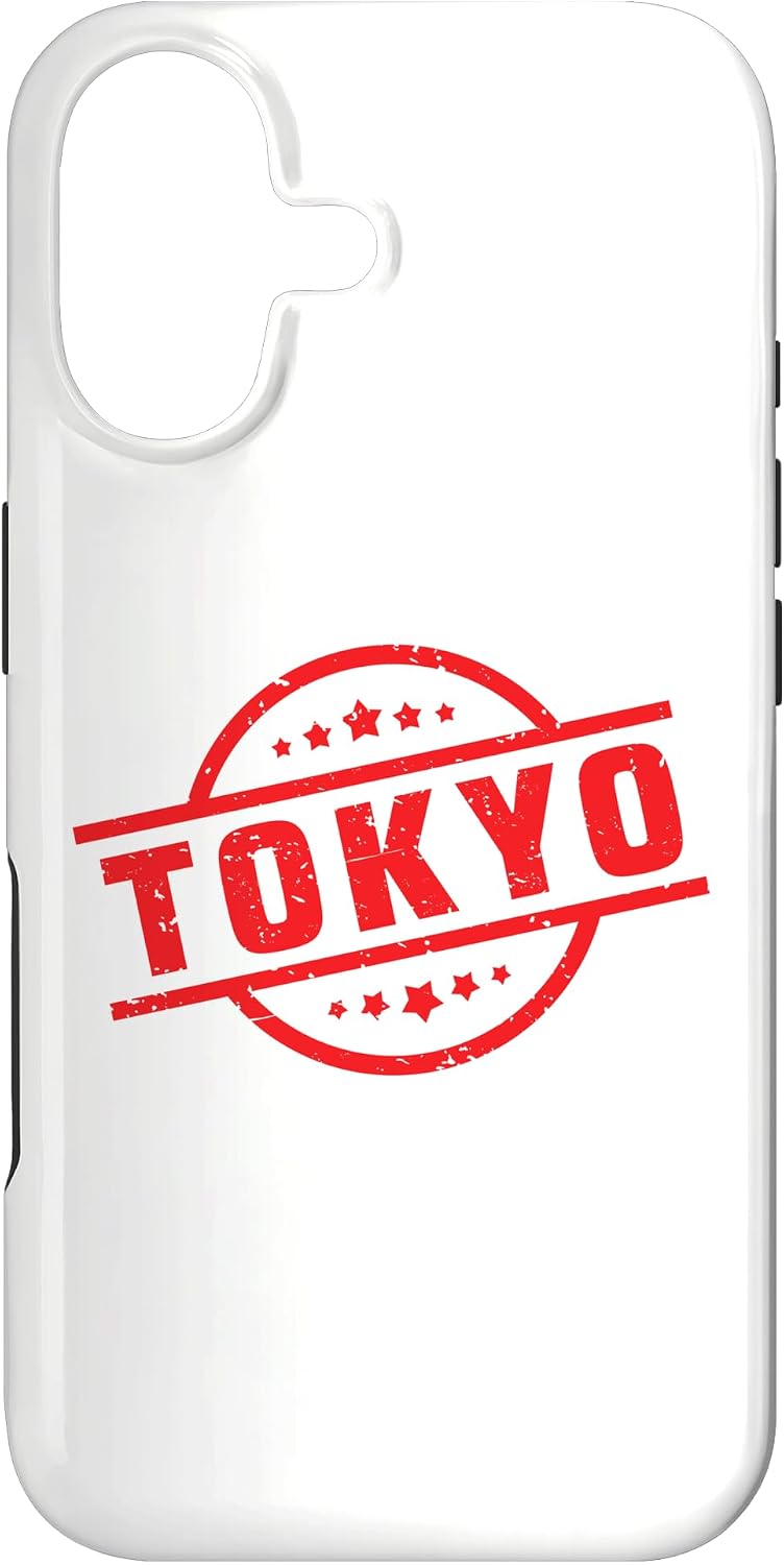 東京 ロゴ #2 タグ 日本 渋谷 休暇 大阪 旅行 富士山 素晴らしい思い出 にほんこく アジア 札幌 お土産 スマホケース iPhone 16 Plus 用