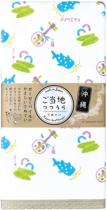 Nissen Shoko Japanese Style Local Tutoraura Tenugui Wind Towel, Tokyo 1. TU-719