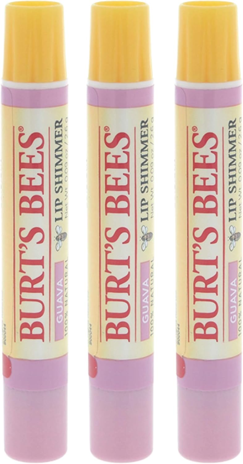 Burt's Bees Brillo de labios, ciruela, 0.09 onzas cada uno (paquete económico de 5)