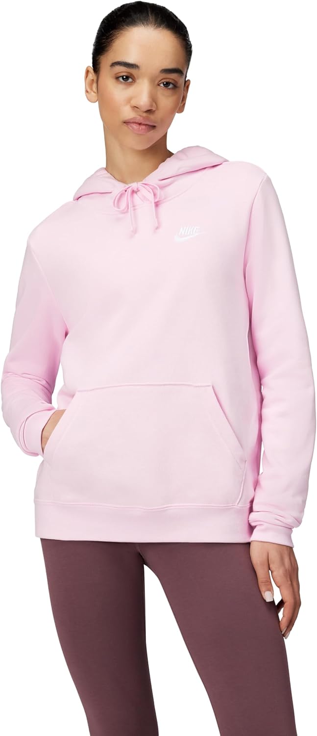 Nike Sudadera con Capucha de Forro Polar Pullover Sportswear Club para Mujer
