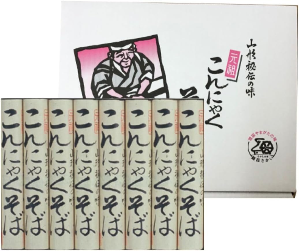 Sakai Seiboro Yamaga Specialty Konyaku Soba, 5 Noodles, Healthy Noodles, Full of Dietary Fiber, New Year's Eve Soba, Winter Gift, New Year's Eve Gift, Buckwheat Set, Gift Set