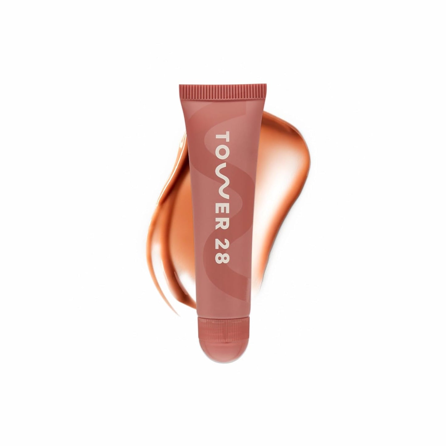 Tower 28 LipSoftie Bálsamo Labial Hidratante con Tinte, Mascarilla Labial Hidratante para Labios Agrietados - Sabor a Sandía Kiwi, Brillo Rosa Claro