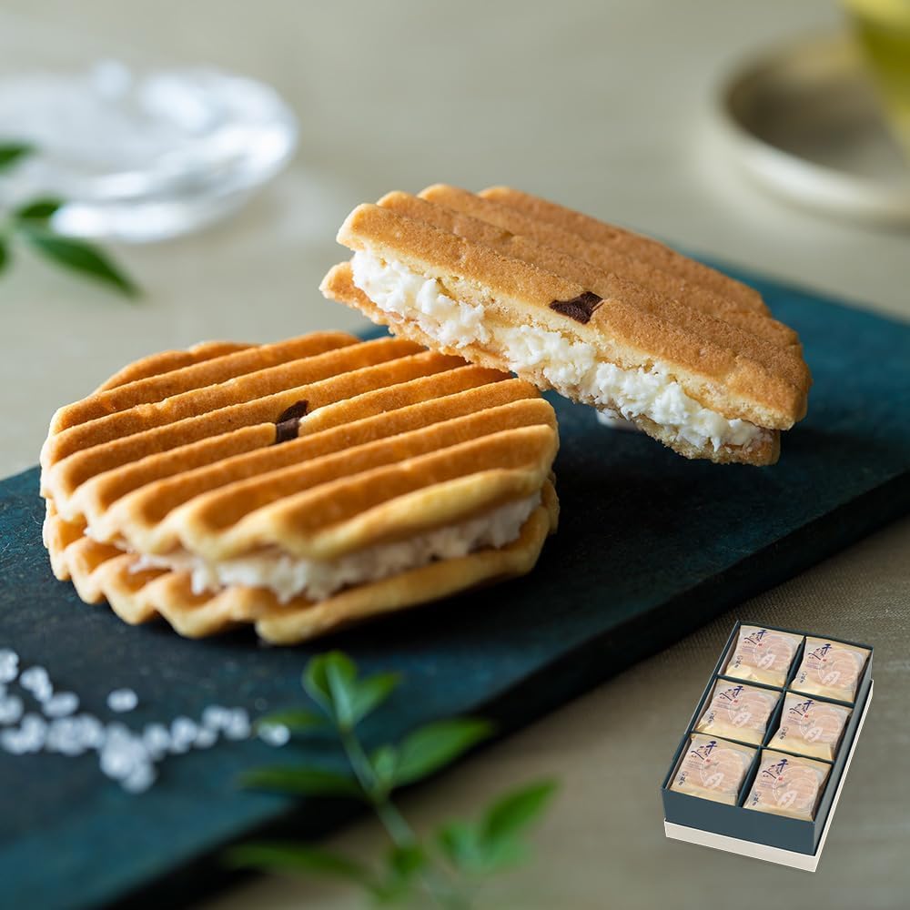 Kogetsu Senju Senbei PREMIUM 12-piece Set / Kyoto Japanese Confectionery Gift for Year-End Gifts, Thank You, Celebration, Return Gift, Offering, Sweets