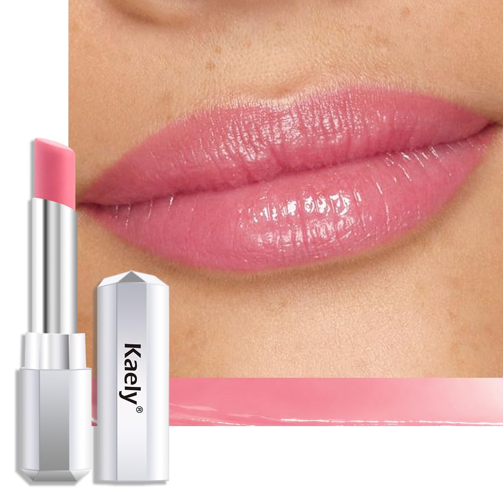 Kaely Lápiz Labial Tintado Bálsamo Labial de Mahoma Miel, Lápiz Labial de Brillo Hidratante para Labios Secos de Mujeres, Bálsamo Labial Nutritivo Brillante Lápiz Labial Tinta Maquillaje, Ligero