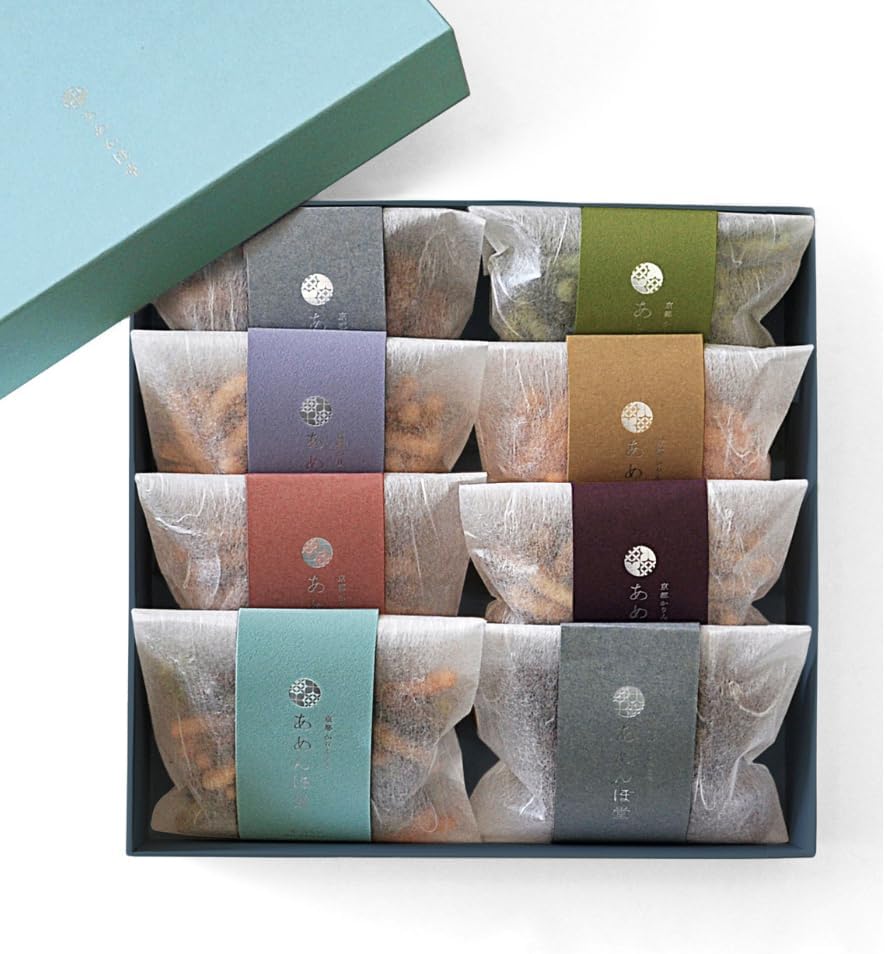 Kyoto Specialty: Amenbodo Popular Classic Assorted Karinto 6 Bags (Vegetable/Sweet Potato/Okinawa Black Sugar/Salted Caramel/Wasabi/Cheese) Kyoto Famous Confectionery, Souvenir, Gift, Hand-Delivered