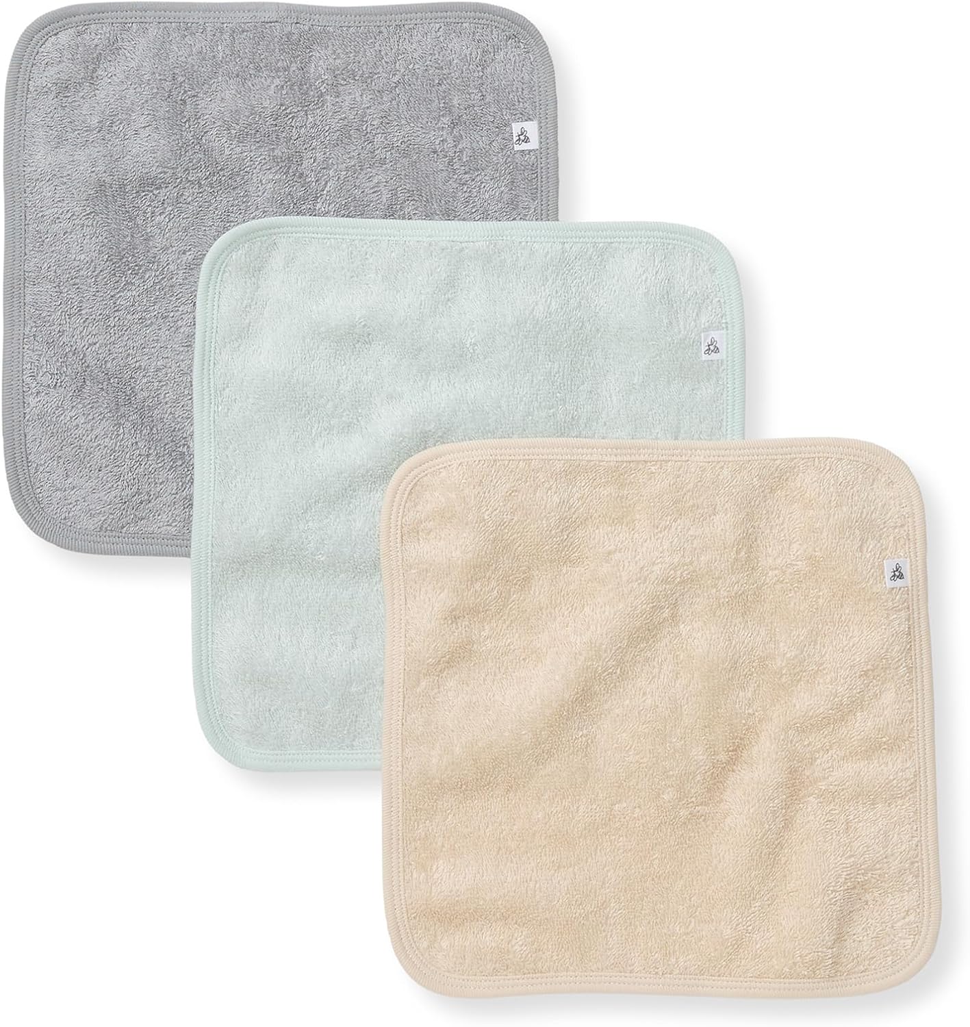Toallitas de baño para bebés Burt's Bees Baby, 100% algodón orgánico, tejido de rizo suave y súper absorbente y tela de rizo tejida | Los paños de baño suaves y suaves de rizo 100 % algodón orgánico son los esenciales perfectos para el baño