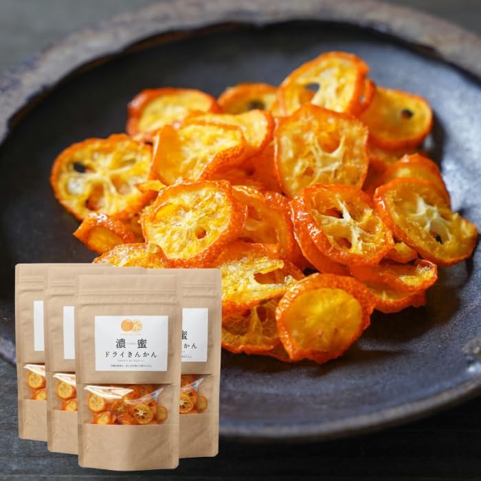 Dried Fruits, Additive-Free, Sugar Free, Thick, Dried Citrus Tama, Made in Miyazaki Prefecture (1 Pack)