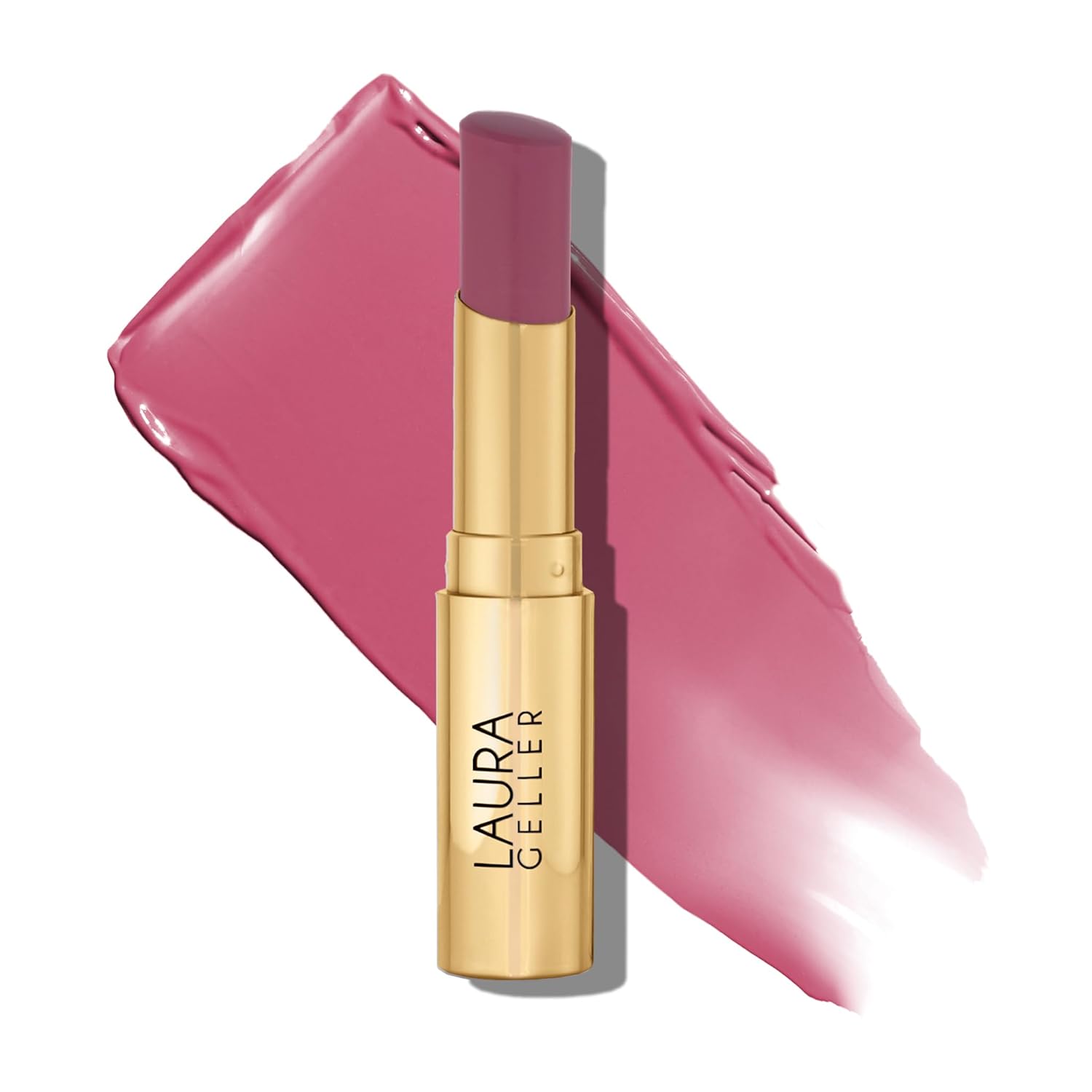 LAURA GELLER NEW YORK Bálsamo en gel hidratante con color para labios - In the Buff - Vitamina E hidratante - Acabado semibrillante