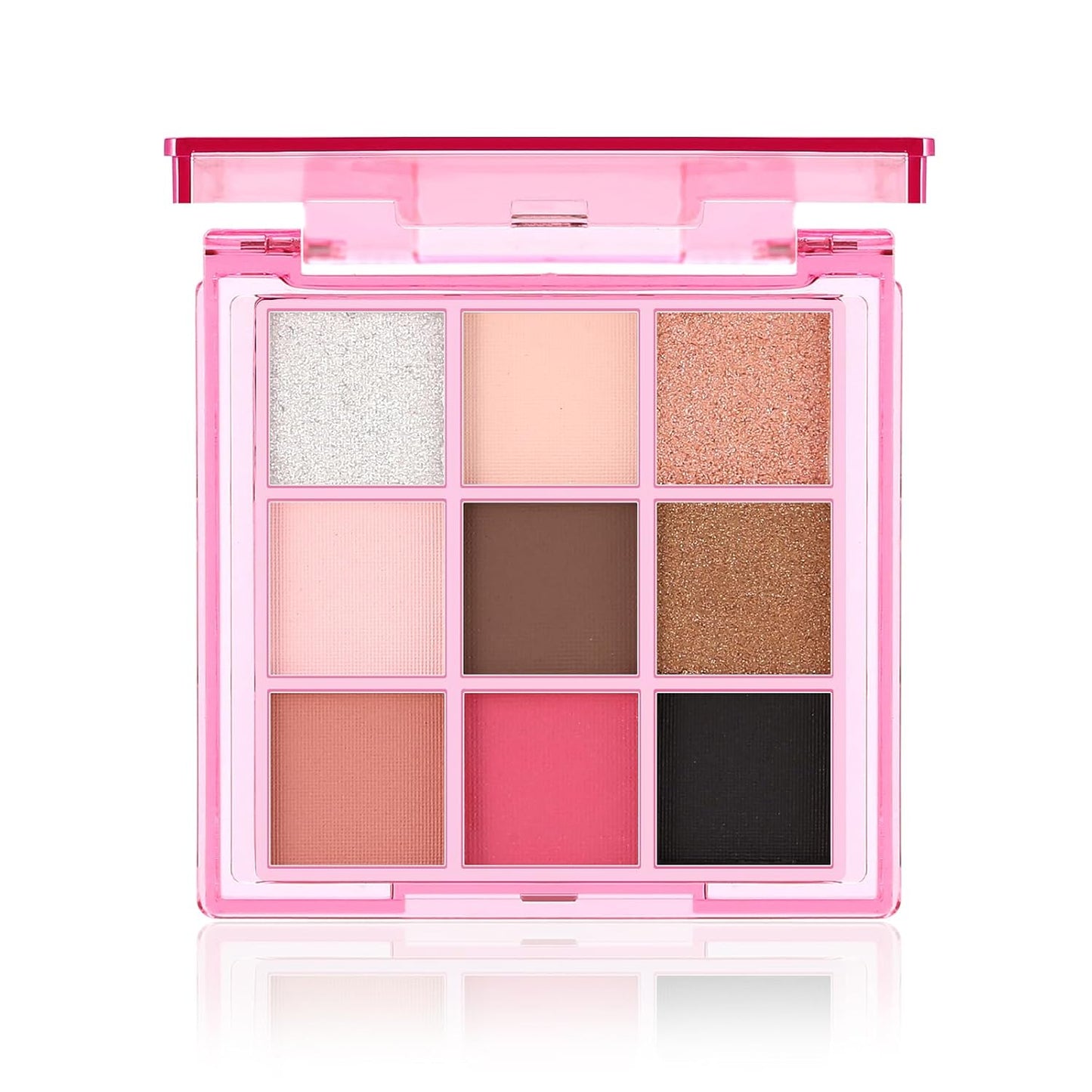 Boobeen Paleta de sombras de ojos nude – maquillaje mate y brillante, polvo de sombra de ojos cremoso altamente pigmentado, crea un aspecto de ojos neutro, larga duración, fácil de crear looks