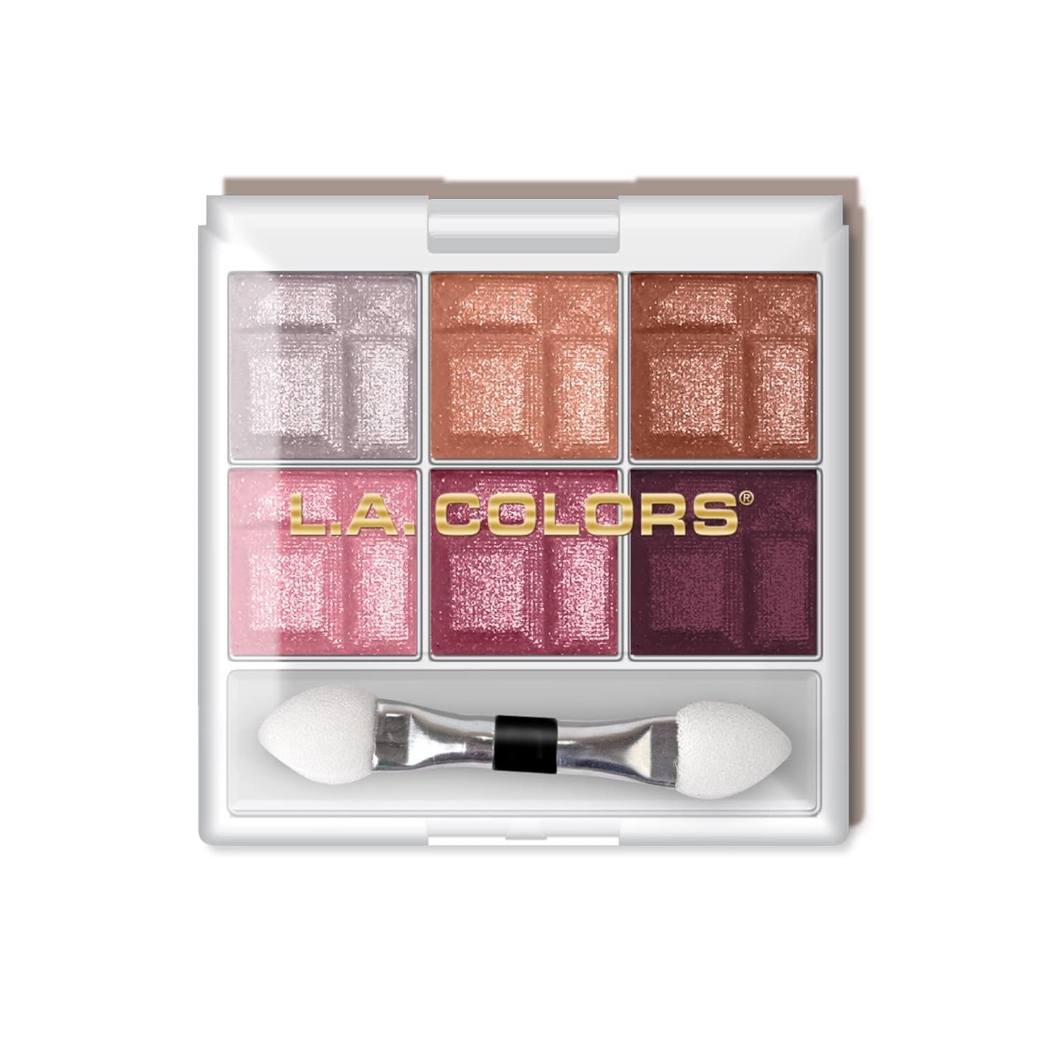 L.A. COLORS Sombra de ojos de 6 colores, Terroso CES461
