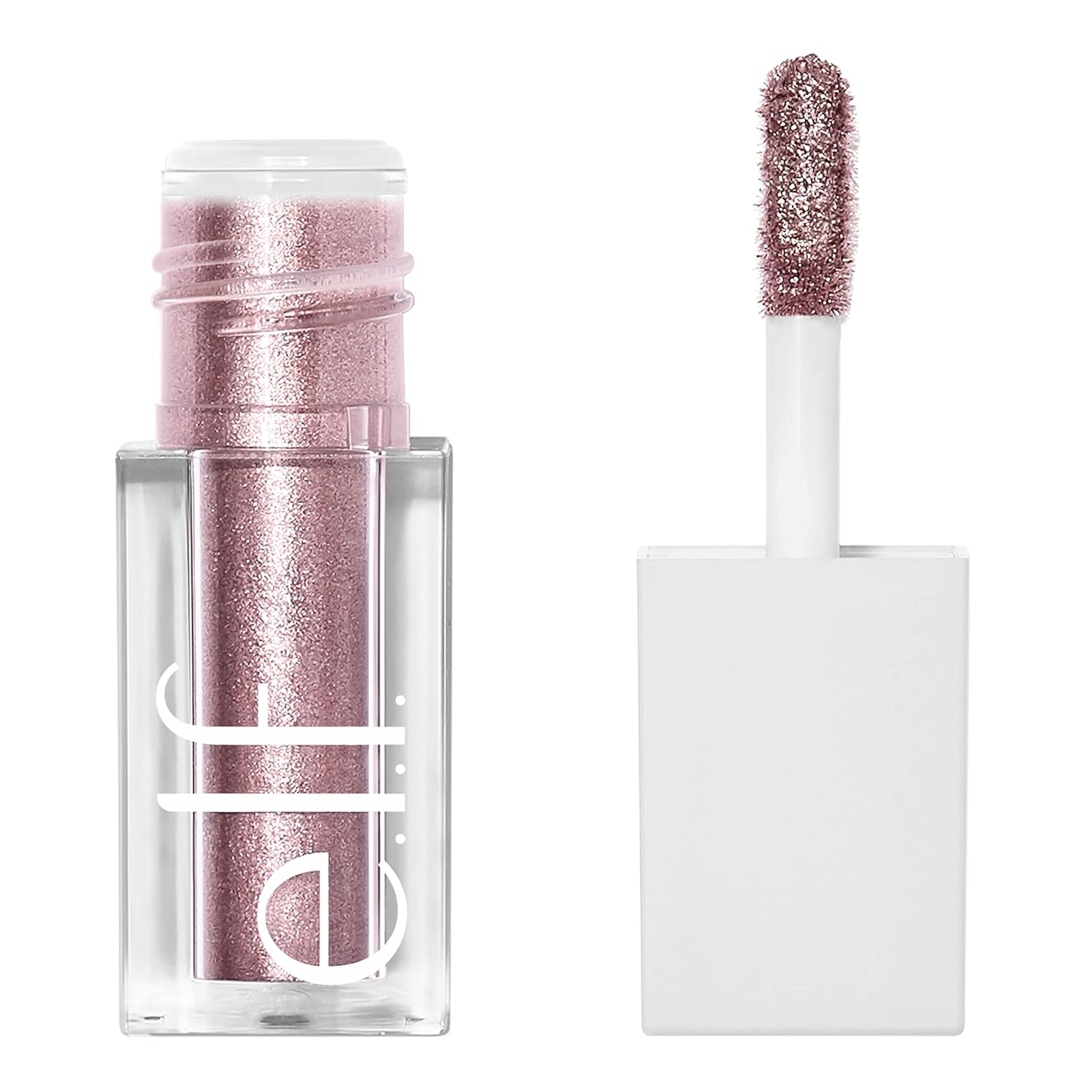 e.l.f. Sombra de ojos líquida metálica, fórmula de gel, acabado multidimensional para un aspecto de ojos atrevido, cobertura de un solo paso, vegano y libre de crueldad, Moon, 0.1 onzas líquidas