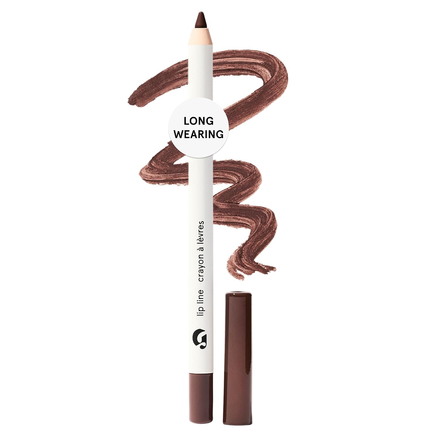 Glossier Lip Line, Buff - Nude Lip Liner Pencil, Long Lasting Water-Resistant Smudge-Resistant Transfer-Resistant Medium Coverage Definer with Jojoba Oil, Natural Shape and Tones for Sensitive Skin