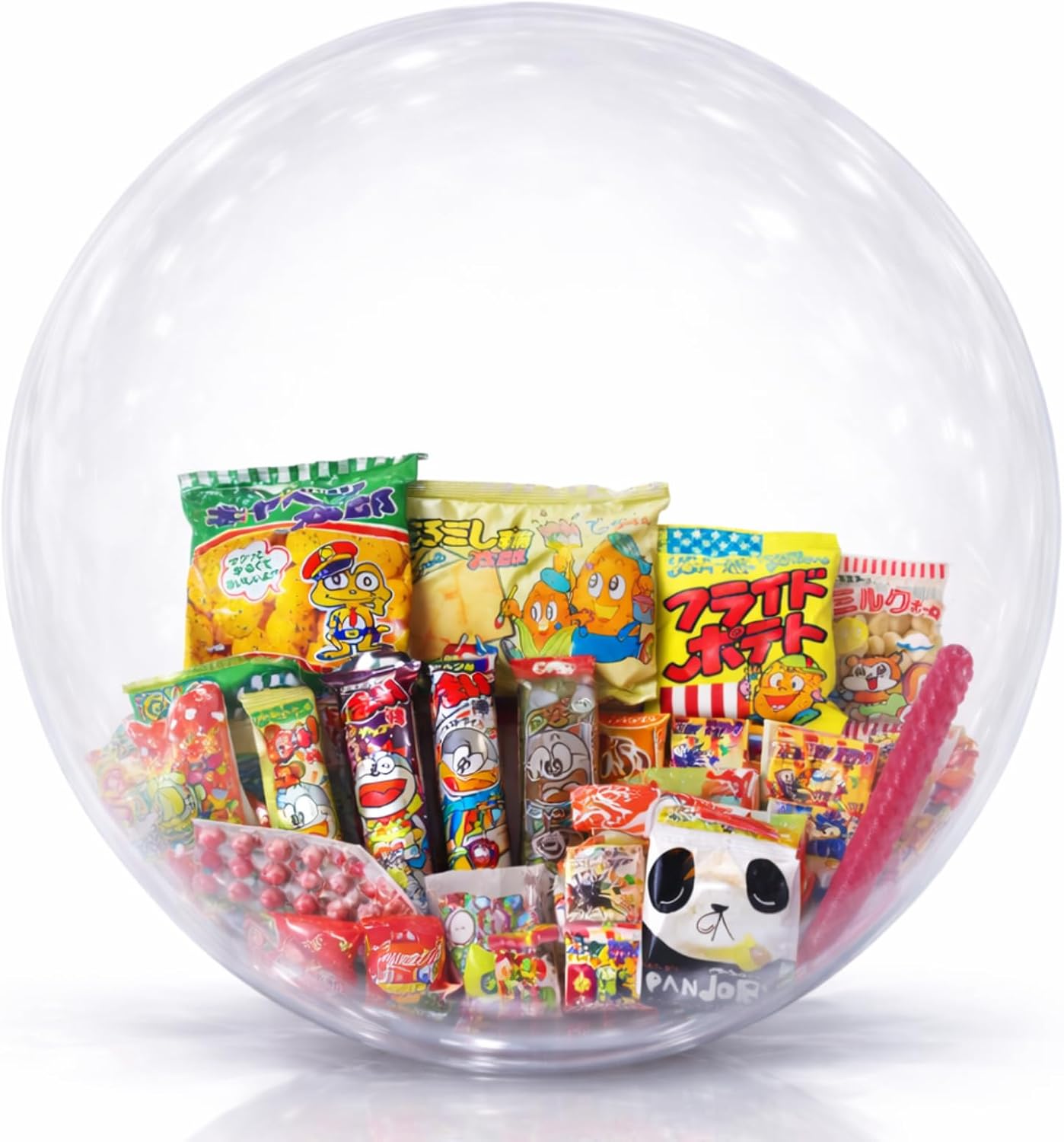 Dagashi Sweets Assorted Set of 55 Pieces in 50 Varieties Perfect for Birthdays, Events, and Parties. Children Can Decorate and Play with These Exciting Dagashi. [Exclusive Set from Dagashiya Ahiru