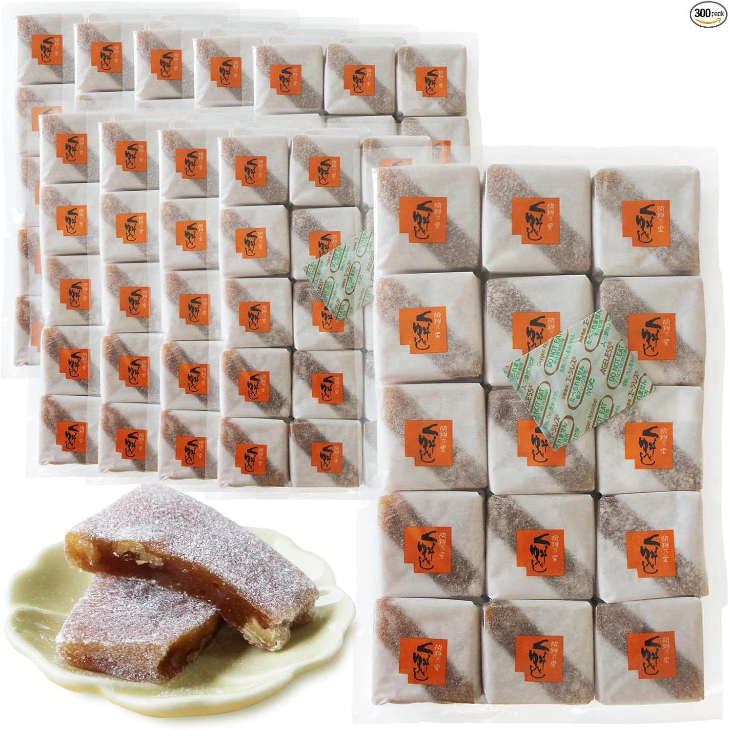 Sanwa Kajiwa, Walnut Yube, 8 Pieces, 4 Bags, Soy Sauce Flavor, Individual Packaging, Bulk Purchase, Tea Maker, Snacks, Japanese Sweets, Petite Gift