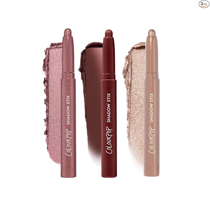 ColourPop Shadow Stix - Sombra de ojos en barra crema con color de larga duración - Maquillaje en crema multiusos con un sacapuntas integrado y punta precisa para una fácil aplicación - Socialite