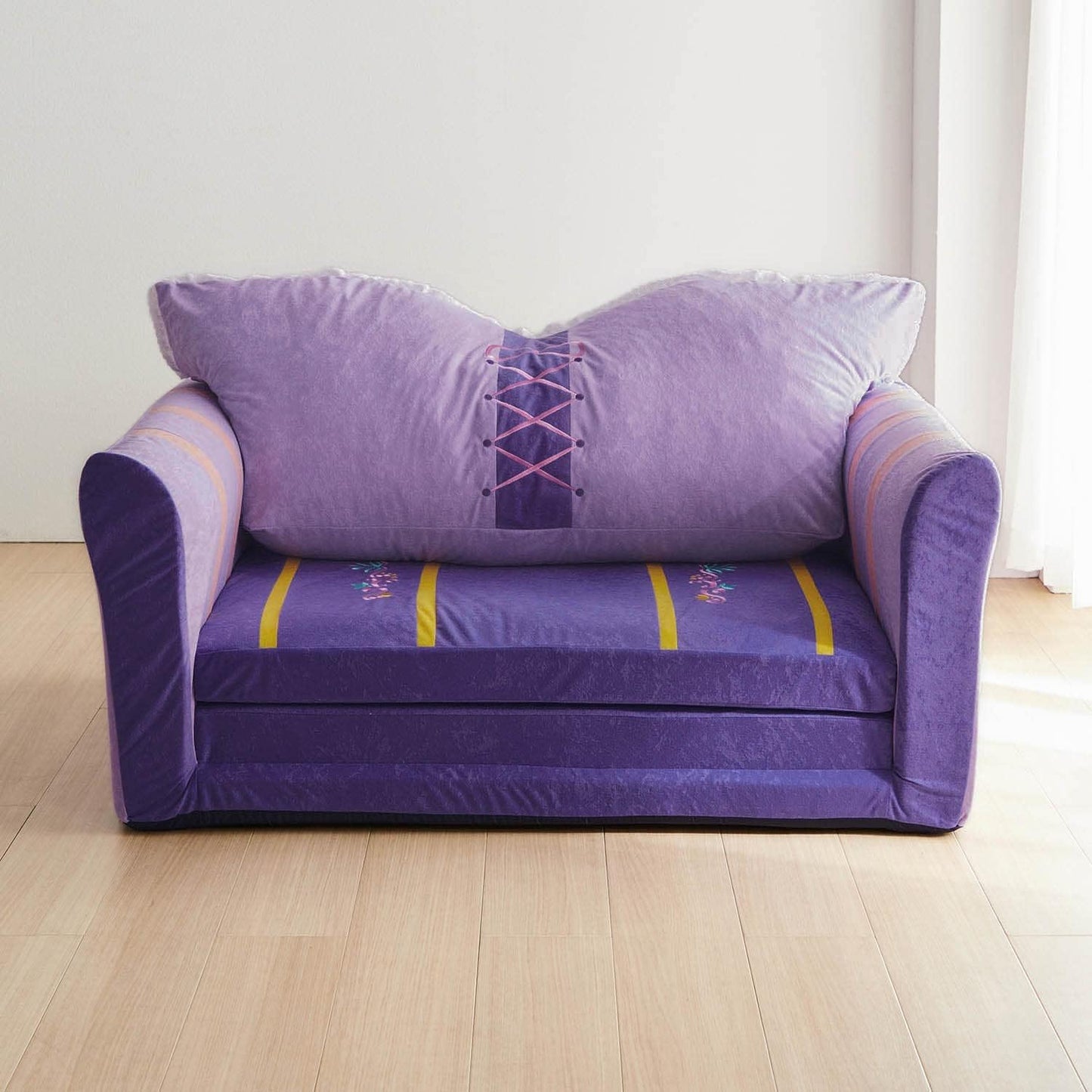 Belle Maison Disney Sofa Bed, Character, Image Sofa Bed, Beauty and the Beast (Navy)