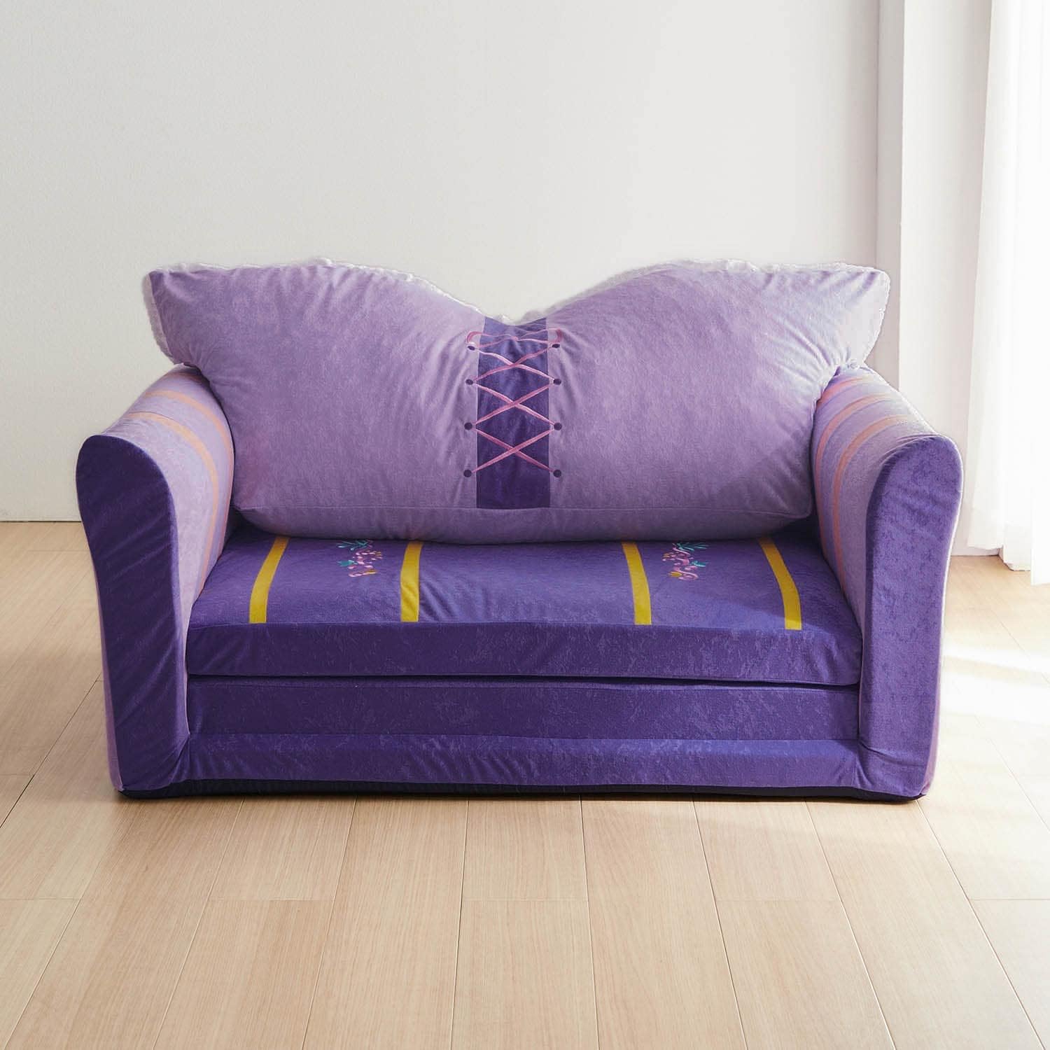 Belle Maison Disney Sofa Bed, Character, Image Sofa Bed, Beauty and the Beast (Navy)