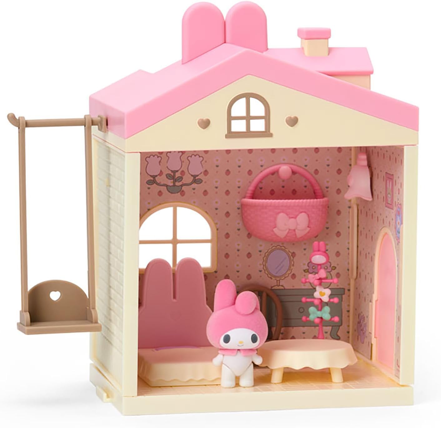 Sanrio (SANRIO) Acrylic Keychain (Netflix Original Anime My Melody & Kuromi) My Melody Acrylic & Steel Suitable for ages 3 and up 883328