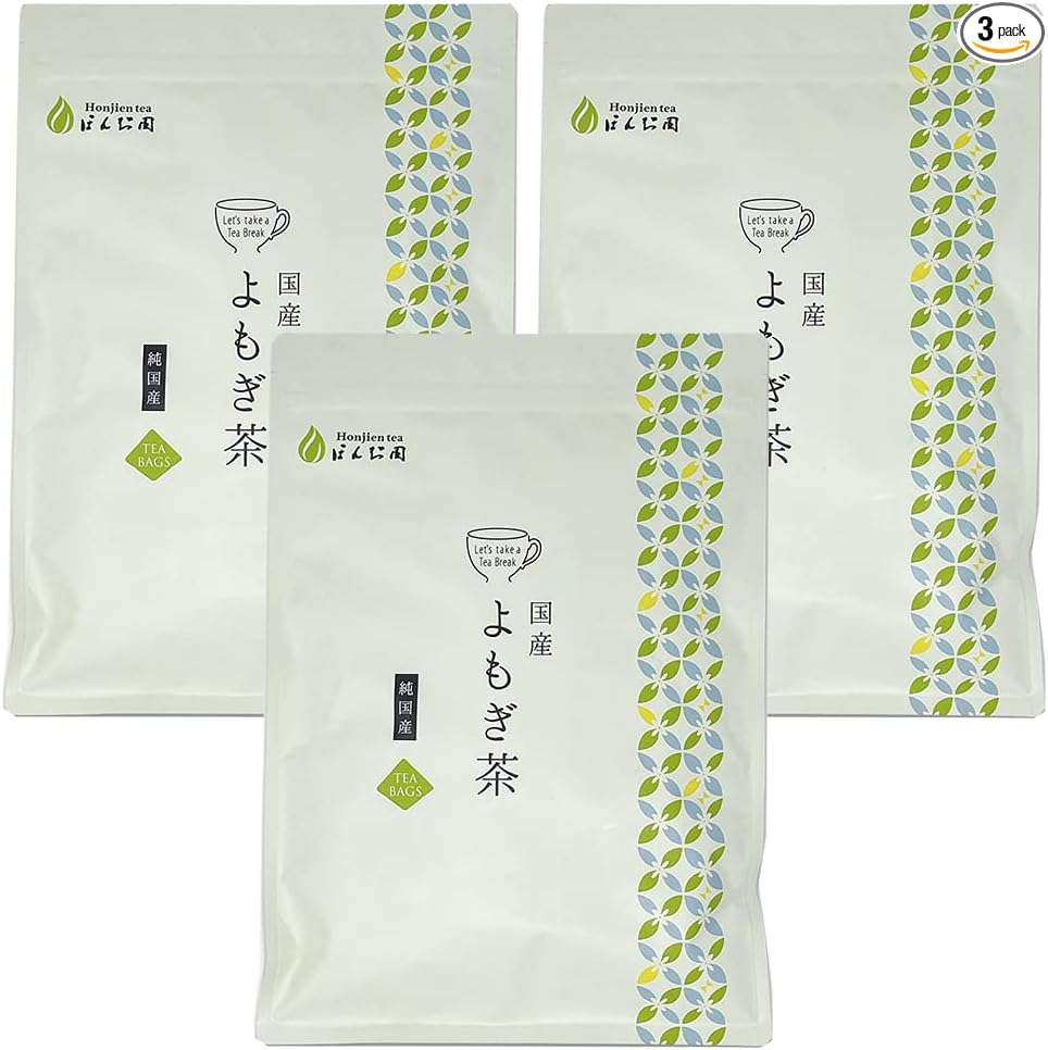 Honjien Tea Domestically Produced Mugwort Tea Tea Bags Large Capacity Health Tea 3g×50 Bags Mugwort Tea Artemisia Tea Non-Caffeinated